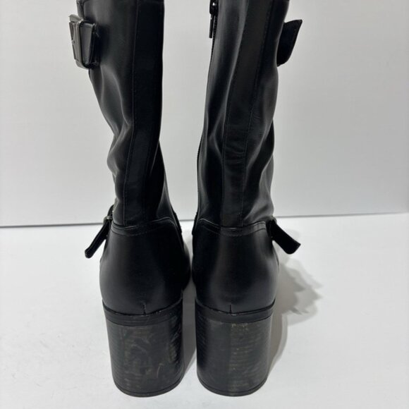 Kenneth Cole Reaction Women’s Jenna Black Platform Boots, Size 9 M - Picture 4 of 6